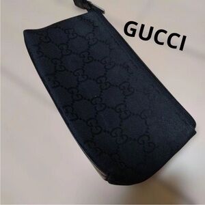 Gucci Midnight Black Logo Clutch